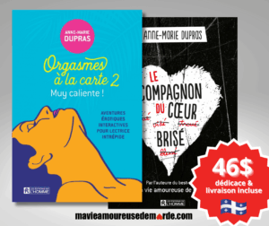 Duo de livres "Le compagnon du coeur brisé" et "OALC 2"
