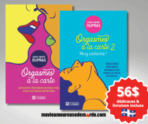 Duo de livres "Orgasmes à la carte" tomes 1 et 2